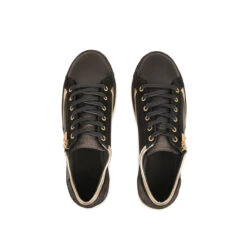 Pataugas JESTER/MIX F4H NOIR/DORÉ 14 Pataugas JESTER/MIX F4H NOIR/DORÉ -Pataugas 628254 BASKET FEMME JESTER MIX F4H NOIR DORE 6