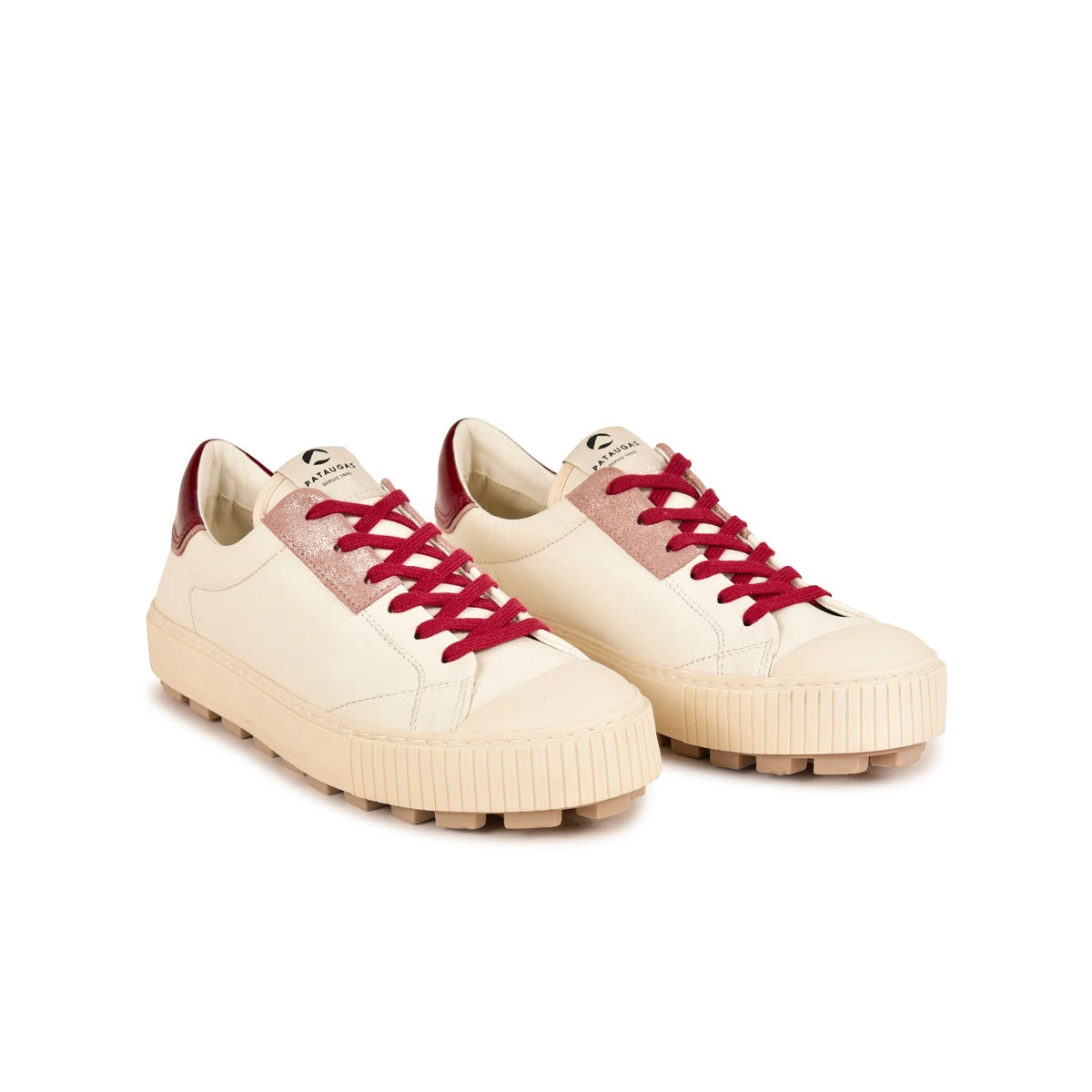 Pataugas ARAN/MIX F4H OFFWHITE/BORDEAUX 5 Pataugas ARAN/MIX F4H OFFWHITE/BORDEAUX â Image 5