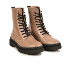 Pataugas WANDA/GL F4I TAUPE -Pataugas BOOTS FEMME WANDA GL TAUPE 628530 154 4