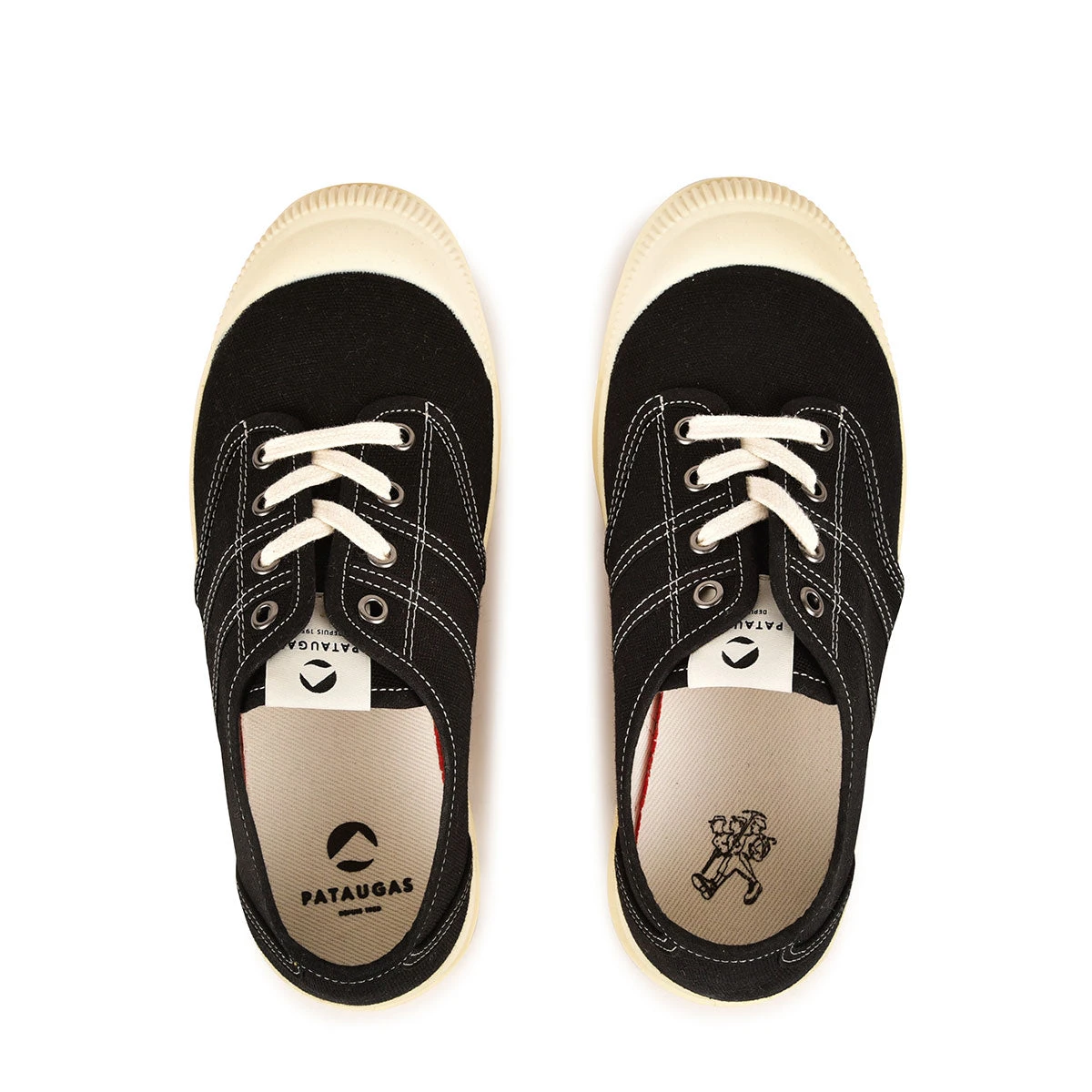 Pataugas AUTHENTIQUE L/T F2H NOIR/BLANC 5 Pataugas AUTHENTIQUE L/T F2H NOIR/BLANC â Image 5